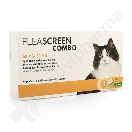 Fleascreen Combo 50mg/60mg - 3 pipettes