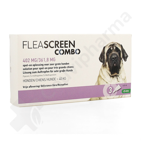 Fleascreen Combo 402mg/361,8mg - 3 pipettes