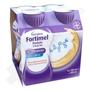 Fortimel Protein 2 kcal Chocolat-Caramel - 4x200 ml