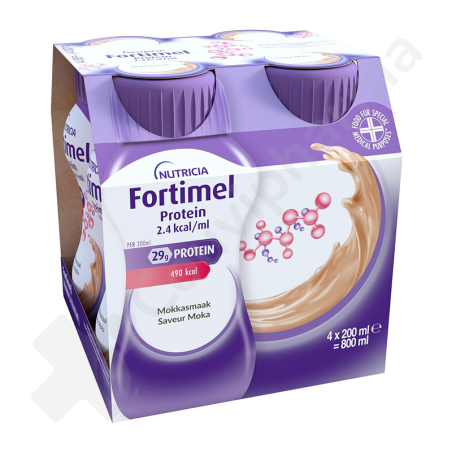 Fortimel Protein 2.4 kcal Moka - 4x200 ml