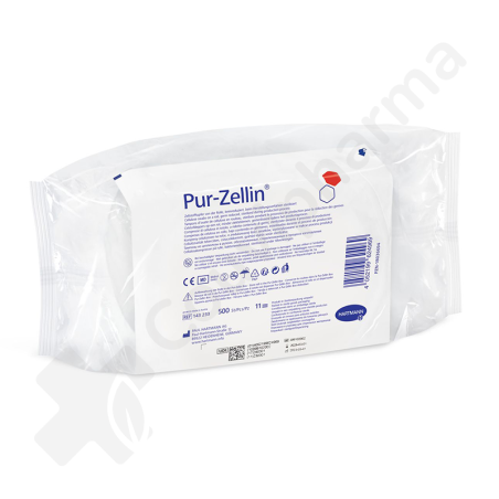 Pure Zellin Rol Deppers 4 x 5 cm - 500 stuks