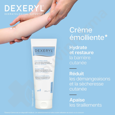 Dexeryl Verzachtende Crème - 250 g