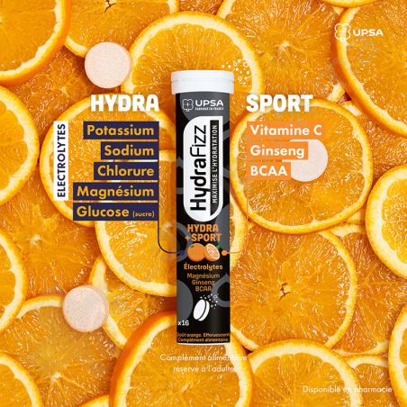 HydraFizz Sport Hydratatie - 16 bruistabletten
