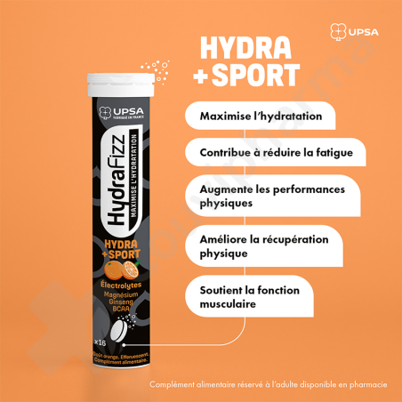 HydraFizz Sport Hydratatie - 16 bruistabletten