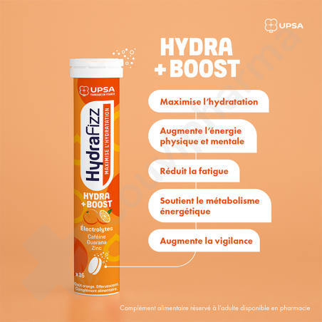 HydraFizz Boost Hydratatie - 16 bruistabletten