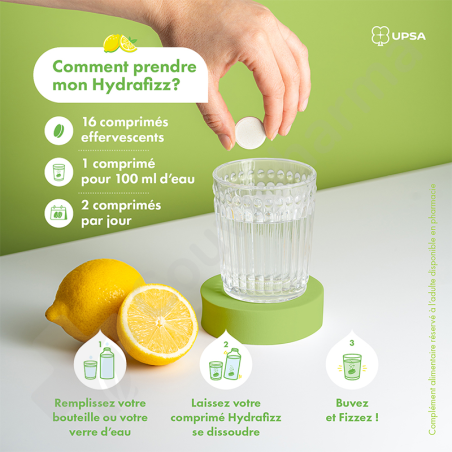 HydraFizz Detox Hydratatie - 16 bruistabletten