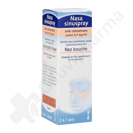 Nasa Sinuspray Kids 0,5 mg/ml Sine Conservans - Neusspray 10 ml