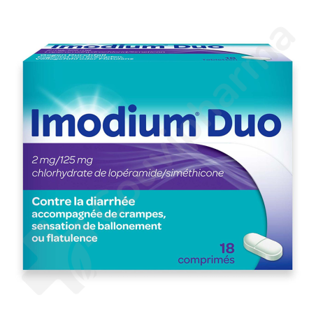 Imodium Duo 2 mg - 18 tabletten