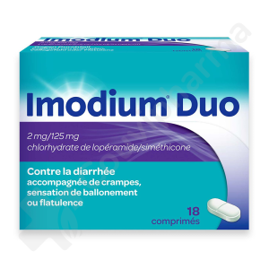 Imodium Duo 2 mg - 18 comprimés
