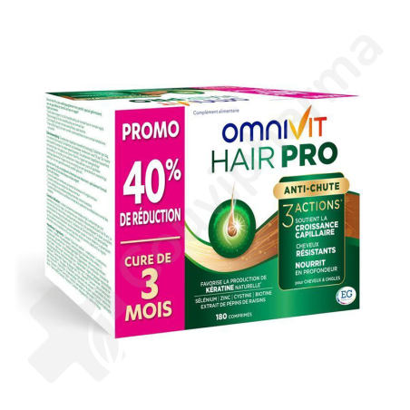 Omnivit Hair Pro Tegen Haaruitval - 180 tabletten