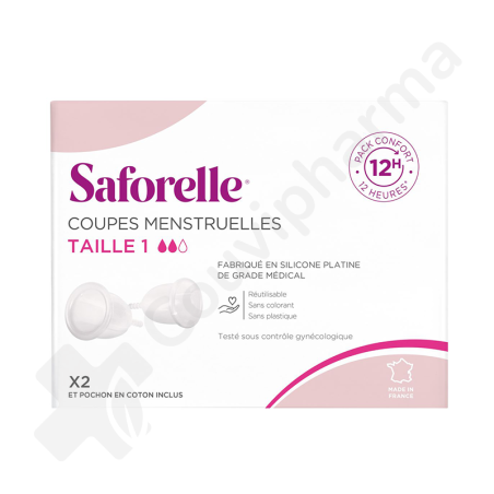 Saforelle Coupes Menstruelles Taille 1 - 2 pièces