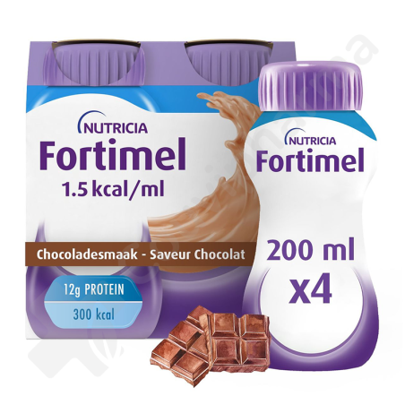 Fortimel Energy Chocolade - 4x200 ml