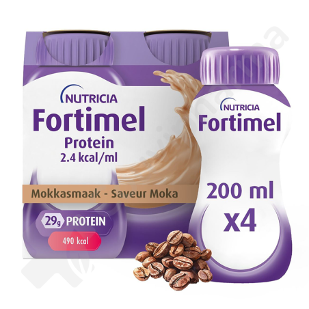 Fortimel Protein 2.4 kcal Moka - 4x200 ml