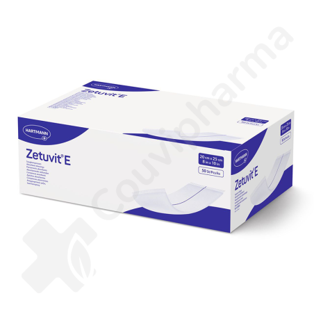 Zetuvit E 20x25 cm - 50 pansements non-stériles