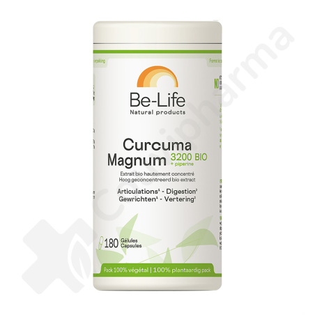 Be-Life Curcuma Magnum 3200 Bio - 180 gélules
