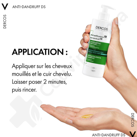 Vichy Dercos Shampooing Anti-Pelliculaire & Démangeaisons - 390 ml