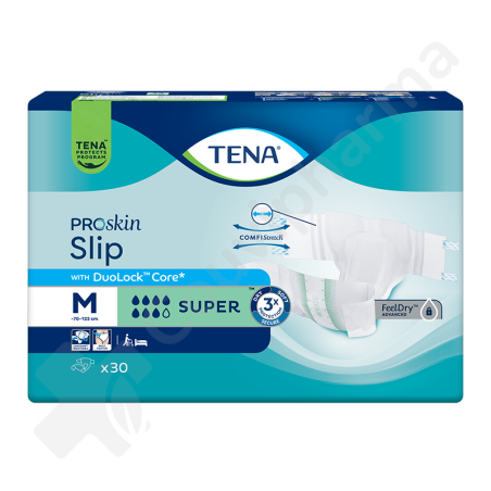 Tena Slip Super Medium - 30 kleefluiers