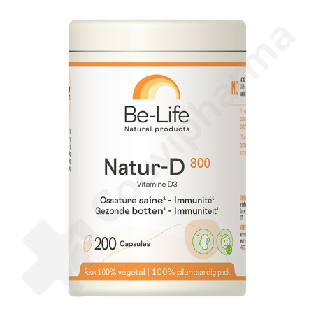 Be-Life Natur-D - 200 capsules