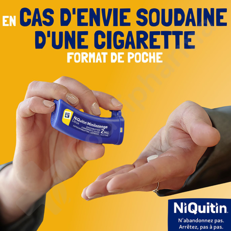 NiQuitin Minilozenge Citrus 2 mg - 60 comprimés à sucer