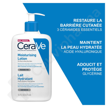 CeraVe Hydraterende Melk voor Droge tot Zeer Droge Huid - 473 ml
