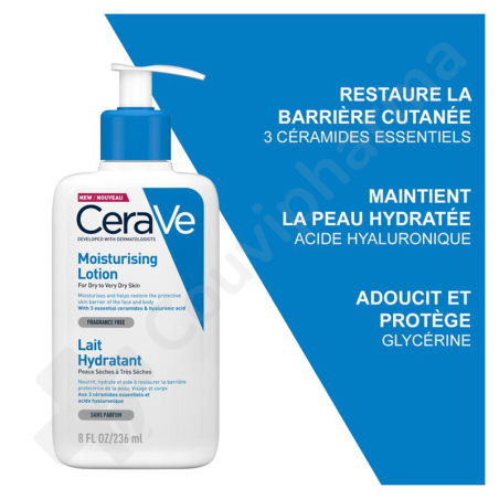 CeraVe Hydraterende Melk voor Droge tot Zeer Droge Huid - 236 ml