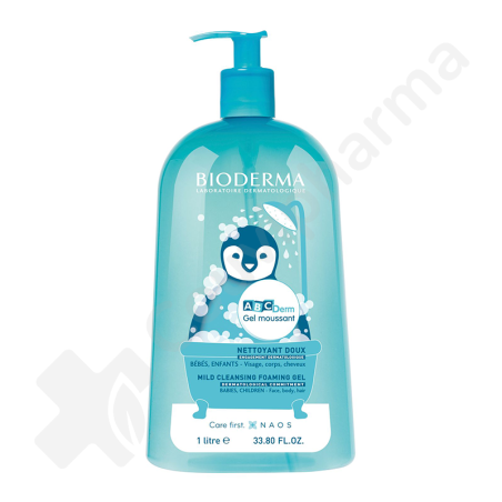 Bioderma ABCDerm Schuimende Reinigingsgel - 1 liter