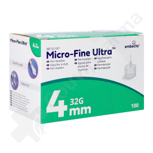 BD Micro-Fine Ultra Aiguilles à Stylos 4 mm 32 g - 100 pièces