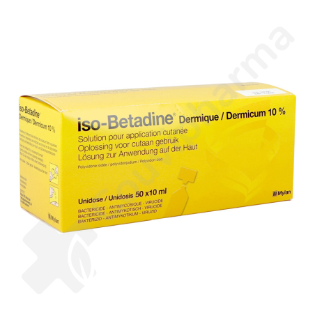 Iso-Betadine Dermicum 10% - Unidose 50 x 10 ml