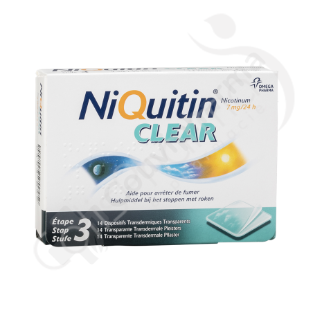 NiQuitin Clear 7 mg - 14 patchs