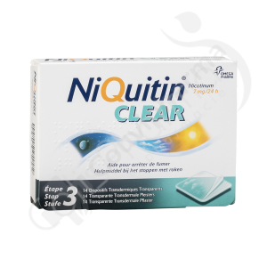 NiQuitin Clear 7 mg - 14 patchs