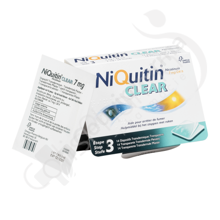 NiQuitin Clear 7 mg - 14 patchs