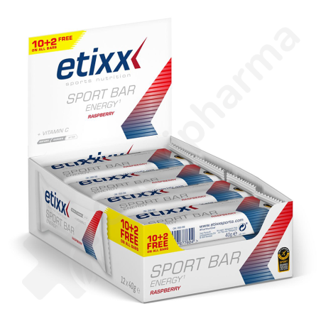 Etixx Sport Energiebar Framboos - 12 x 40 g