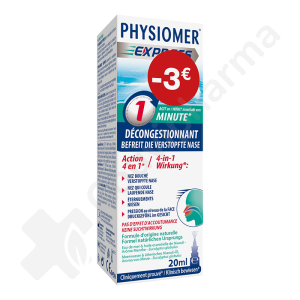 Physiomer Express - Spray nasal 20 ml - PROMO -3€