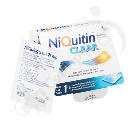 NiQuitin Clear 21 mg - 21 patchs