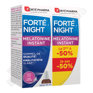 Forté Pharma FortéNight Melatonine Instant - 2 x 20 ml - PROMO 2e à -50%
