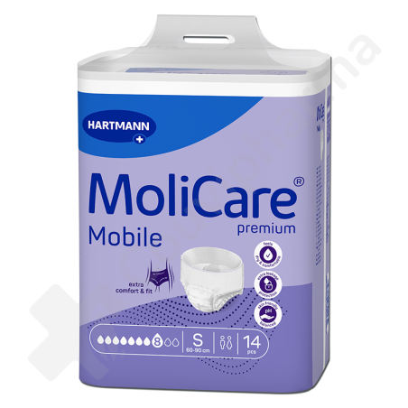 Molicare Mobile 8 Gouttes Small - 14 slips absorbants