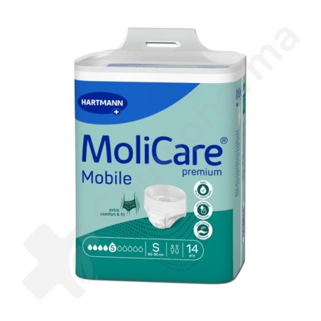 Molicare Mobile 5 Gouttes Small - 14 slips absorbants