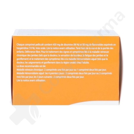 Diosmine + Hesperidine AB 450 mg + 50 mg - 60 comprimés