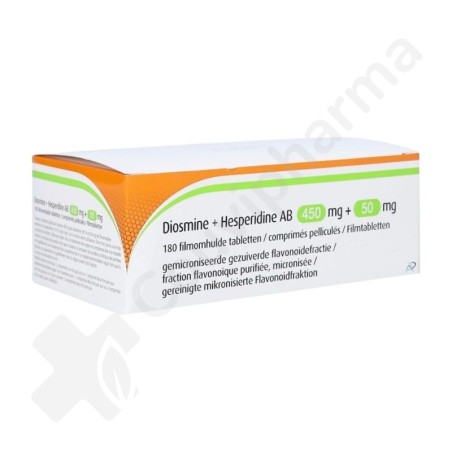 Diosmine + Hesperidine AB 450 mg + 50 mg - 180 comprimés