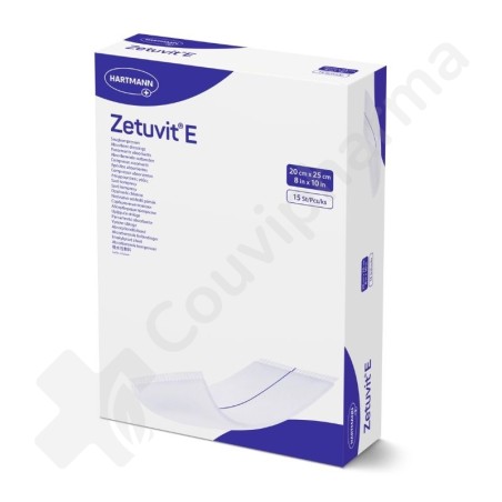 Zetuvit E 20x25 cm - 15 pansements stériles