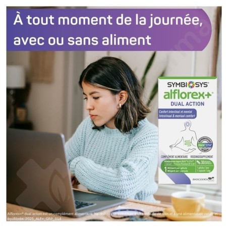 Symbiosys Alflorex+ Dual Action - 30 gélules