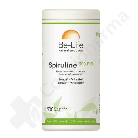 Be-Life Spiruline 500 Bio - 200 comprimés