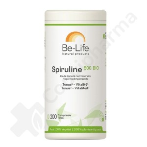 Be-Life Spiruline 500 Bio - 200 comprimés