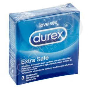 Durex Extra Safe - 3 préservatifs
