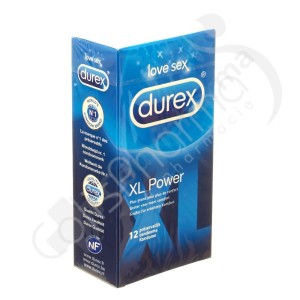 Durex XL Power - 12 préservatifs