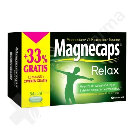 Magnecaps Relax - 84 comprimés + 28 gratuits