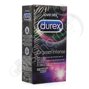 Durex Orgasm Intens - 10 préservatifs