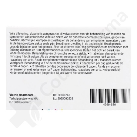 Viaveno 1000 mg - 60 comprimés