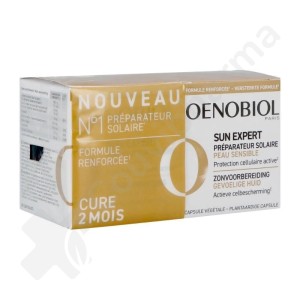 Oenobiol Sun Expert Préparateur Solaire Peau Sensible - 2x30 capsules