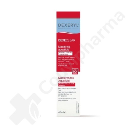 Dexeryl Dexeclear Aquafluide Matifiant SPF 50+ - 40 ml